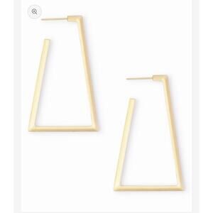 Kendra Scott Easton Hoop Earrings Gold Tone